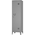 MIOCASA Metal Storage Cabinet With Doors - 3 Shelf Lockable File Cabinet For Home Office