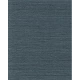 York Wallcoverings VG4405 Plain Grass Wallpaper Blues
