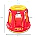 Ivation Inflatable Floating Basketball Hoop & Blow Up Ball for Swimming Pool & Water Sports - Exciting, Fun Summertime Water Game for Players of All Ages - 36
