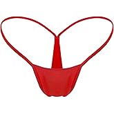 CYICGGY Women G String Micro Thong Panties Seamless No Show Low Rise Bikini Bottom Underwear
