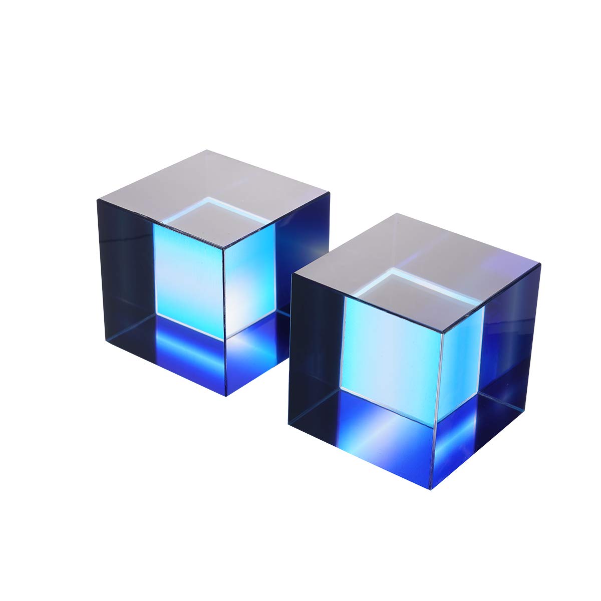 LONGWIN Crystal Bookends Decorative Heavy Duty Book End for Shelves Non Skid Bookends Book Stopper for Heavy Books Pack of 1 Pair