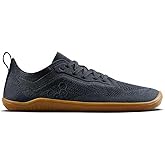 Vivobarefoot Mens Primus Lite Knit Natural Textile Trainers, Eclipse, 44 EU/ 11 US