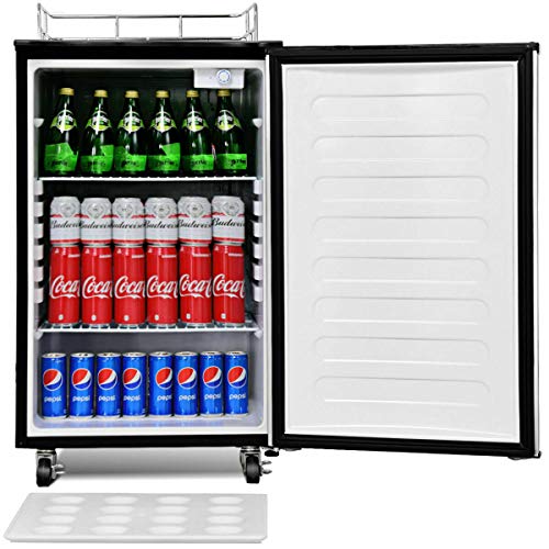 5 COSTWAY+Kegerator+Single+Tap+Refrigerator+Compressor