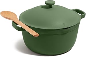 Our Place Perfect Pot - 5.2 L. Nonstick Ceramic Sauce Pan with Lid | Versatile Cookware for Stovetop and Oven | Steam, Bake, 