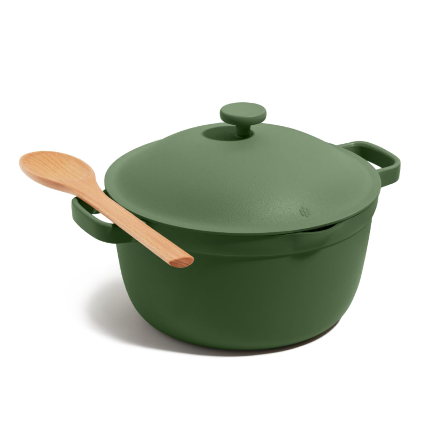 Our Place Perfect Pot | 5.5 Qt Ceramic Pot with Lid & Spatula | Patented 8-in-1, PFAS-Free Nonstick, Non-Toxic Cookware | Induction & Oven-Safe up to 450°F | Sage Image