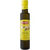 Partanna Extra Virgin Olive Oil pressed with Sicilian Lemon - Premium Flavored Extra Virgin Olive Oil - Harvested in Sicily - Rich in Flavor - Cold Pressed - 8.45 oz (250 ML) Glass