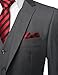 MONDAYSUIT Men's Modern Fit 2 or 3 Piece Suit Blazer Jacket Tux Vest & Trousers
