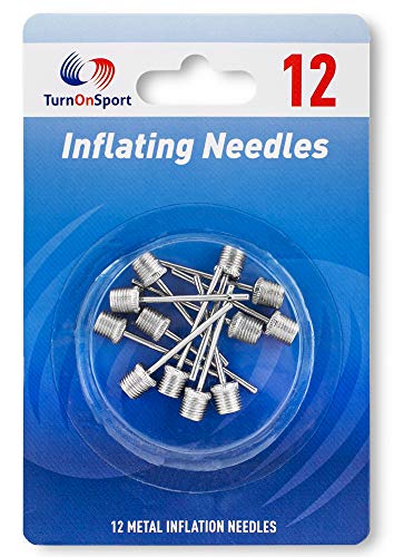 Basketball Pump Needle - Ball Pump Inflation Needles Pack of 12 - Inflate Pump Needle for Balls - Pump Needle Adaptor for Soccer Rugby Football Volleyball Ball - Inflatable Air Pump Needle Replacement - Thumbnail 3