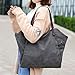 Sanxiner Women's Casual Canvas Tote Bags Shoulder Handbag Travel Bag (Gray)