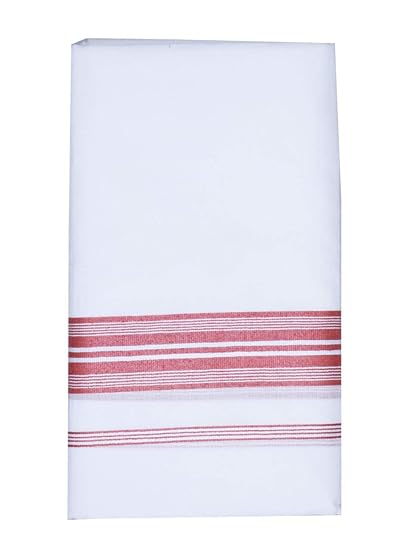 Men's Pure Cotton Dhoti's (138_White_3.60M)