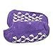 AYAOQIANG Moisturizing Gel Spa Socks for Moisturize Soften Repair Cracked Skin-2Pair(Green + Purple)
