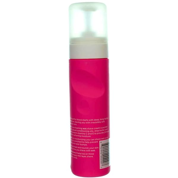 EOS SHAVE CREAM RASPBERRY SIZE 7Z EOS SHAVE CREAM RASPBERRY 7Z
