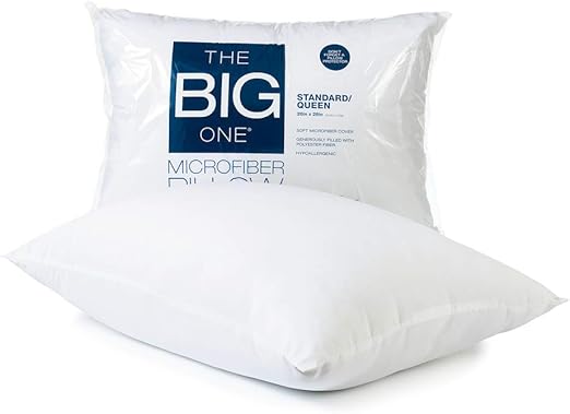 Amazon Com The Big One Microfiber Eco Friendly Pillow Jumbo 20