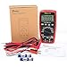 ROTEK 81D Auto Ranging Digital Multimeter, AC/DC Voltage/Current Resistance Temperature Diode Continuity Measurement Tool, Electronic Test Meter/Measuring Instrument