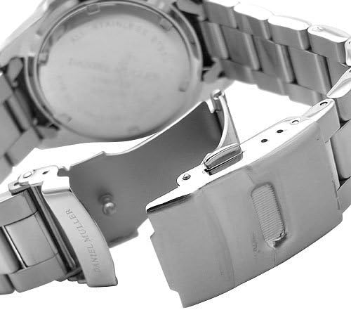 Amazon ダニエル ミューラー Daniel Muller 腕時計 オールステンレス 10気圧防水 ダイバーズウォッチ Dm 18bk ブラック 腕時計 腕時計 通販