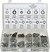 245 Pc. Thread Cutting Nuts & Push On Retainer Assortment
