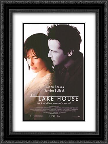 Amazon Com The Lake House 18x24 Double Matted Black Ornate Framed Movie Poster Art Print Posters Prints