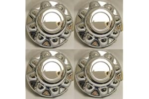 Set of 4 - Phoenix QT865CHN-x4, FITS HUBS with Eight 7/8" Lug Nuts on 6.5" BC, 16" Wheel ABS Chrome Plated HUB Cover, HUB Cap