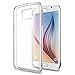 Galaxy S6 Case, Spigen [Ultra Hybrid] AIR CUSHION [Crystal Clear] - [1 Back Protector Included] Scratch Resistant Bumper Case with Clear Back Panel for Galaxy S6 (2015) - Crystal Clear (SGP11317)