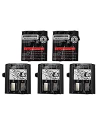 GoodQbuy 5Pcs 700mAh 3.6V Paquetes de baterías de radio de NI-CD de reemplazo para Motorola Talkabout Radios MS350R MT350R EM1000 MC220R MR355 FV800 T4800