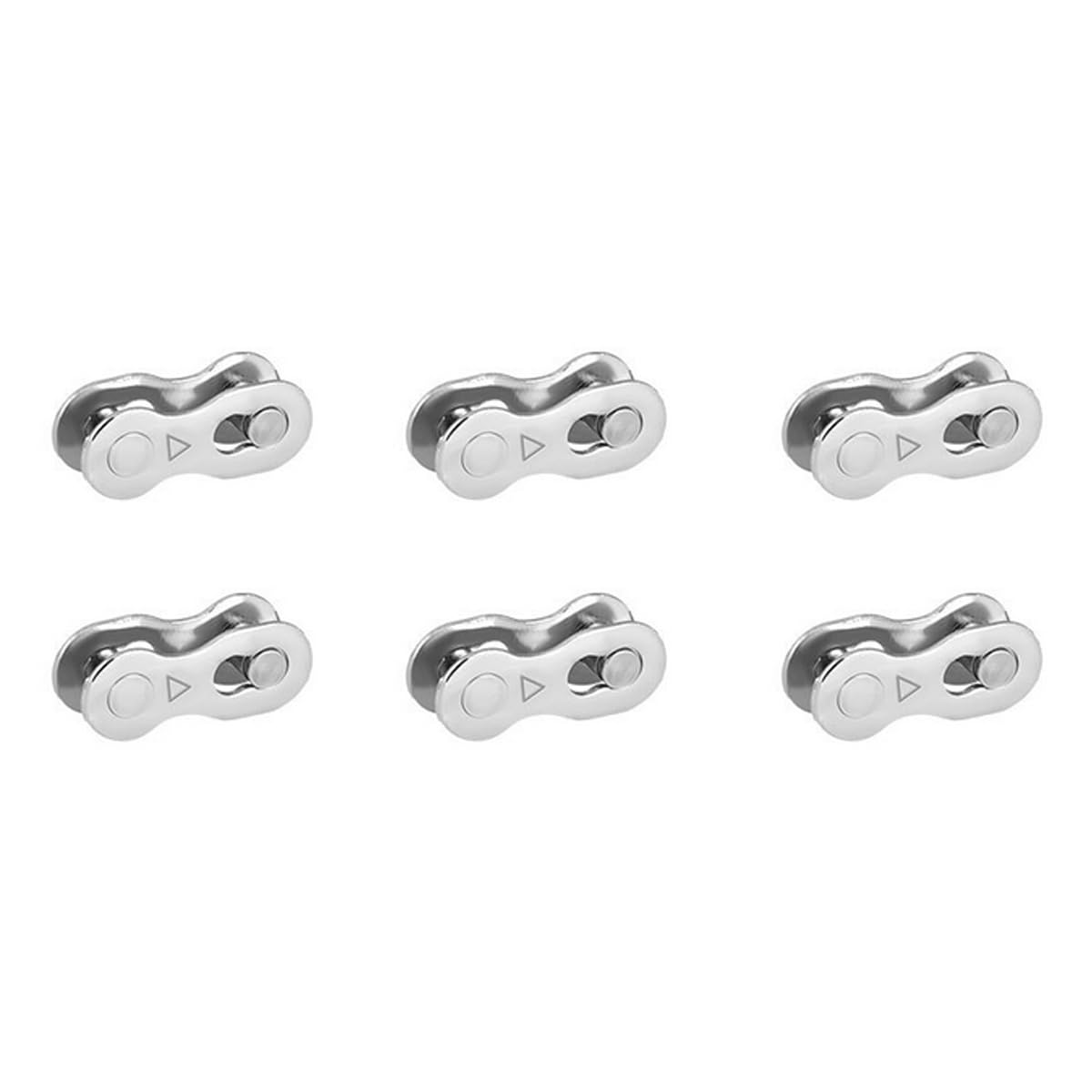 HOUSON 6 pieces bicycle chain links, bicycle chain chain lock missing bicycle link quick coupling bicycle chain link connector for 6-7-8 speed chain