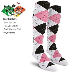 Argyle Paradise Outfit - Mens XXXX: White Pink and