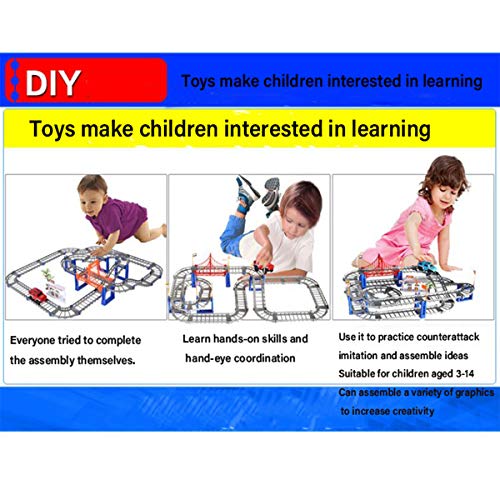 image for Elephant & nature Double layer Assembled electric railcar |Magic Journ