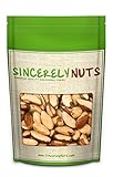 Sincerely Nuts Brazil Nuts Roasted & Salted No Shell - Two (2) Lb. Bag - Incredibly Amazing Taste and Freshness - Packed With Healthy Nutrients - Kosher
