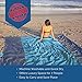 pys Beach Blanket – Sand Proof Compact Lightweight Portable Large Waterproof Parachute Nylon Beach Mat, Oversized 10’x 9’, Includes 4 Metal Stakesthumb 1