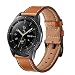 Aimtel Compatible Samsung Galaxy Watch(42mm) Bands, 20mm Genuine Leather Strap Replacement Band Compatible Samsung Galaxy Watch SM-R810/SM-R815 /Gear Sport/Suunto 3 Fitness Smart Watch-Brown primary