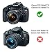 Kapaxen ACK-E8 AC Power Adapter Supply Kit for Canon EOS Rebel T5i / T4i / T3i / T2i / 700D / 650D / 600D / 550D / Kiss X6 / Kiss X5 / Kiss X4 DSLR Cameras