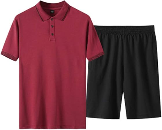 red jogging suit mens