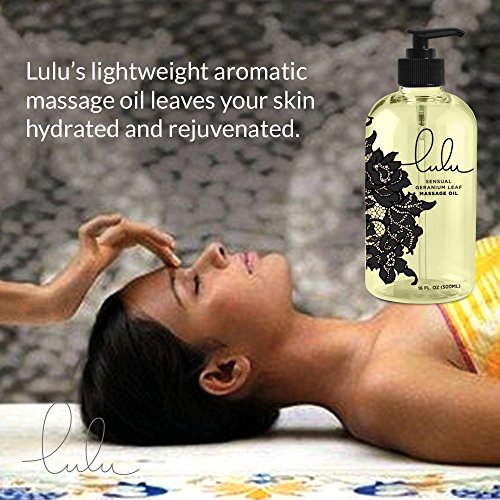 Lulu Massage Oil 16 Ounces for Luxurious Relaxing Body Massages