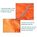 Jepeak Waterproof Backpack Rain Cover, 35L-45L Daypack Rainproof Dustproof Protector Raincover (Elastic Adjustable) for Hiking Camping Traveling, Orange