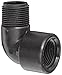 Banjo SL075-90 Polypropylene Pipe Fitting, 90 Degree Street Elbow, Schedule 80, 3/4