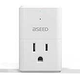 [ETL Listed] BSEED 1875W Single Outlet Surge Protector, Mini Surge Protector for Refrigerators, PC, TV, Xbox Series X, PS5 and Home Appliances, Voltage Protector with LED Indicators,15A, 1 Pack
