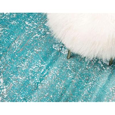 Unique Loom Sofia Collection Area Rug - Casino (9' x 12' 2", Turquoise/ Ivory) 51dP1OtoyAL
