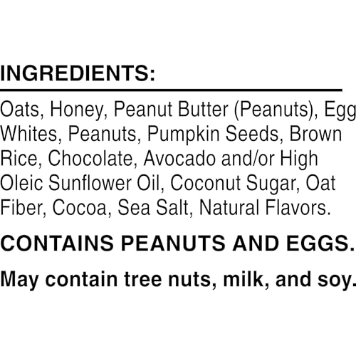 RXBAR NUT BUTTER AND OAT PROTEIN BARS, PROTEIN SNACKS, SNACK BARS, DARK CHOCOLATE PEANUT BUTTER, 23.2OZ BOX (12 COUNT)