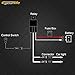 Wiring Harness,Eyourlife LED Light Bar Wiring Harness Kit 180W 12V 40A Fuse Relay On/Off Switch Relay 14AWG 12FT Length Heavy Duty Universal Fitment(2 Lead)