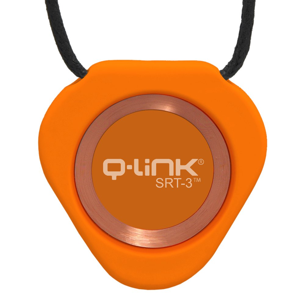 Q-Link Triangle Acrylic SRT-3 Pendant - Orange — image 1