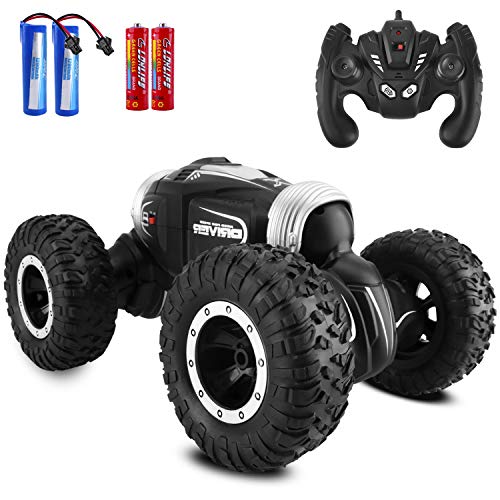 Arfbear Remote Control Car 2019 Updated 1/16 Double-Side Flip Climbing  Transforming Remote Control Truck wit