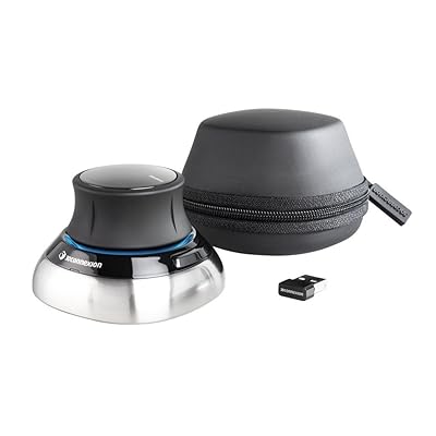 3Dconnexion 3DX-700066 Spacemouse Wireless (with Carry Case and Universal Receiver)