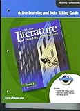 Paperback Glencoe Literature: Reading with Purpose, Grade 6, Active Learning and Note Taking Guide - Adapted Book