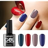 MIYOUNE Gel Nail Polish, Pack of 6 , Soak Off Glitter Gel Polish Kit (1)
