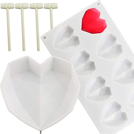 breakable heart silicone mold