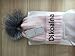 Dikoaina Womens Girls Knitted Fur Hat Real Large Silver Fox Fur Pom Pom Beanie Hats
