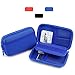 HESPLUS Hard EVA Shockproof Carrying Case for Seagate Backup Plus Slim, Toshiba Canvio Basics, Canvio Connect, Canvio Slim II 2.5-Inch Portable External Hard Disk Drive 500GB 1TB 2TB 3TB (blue)