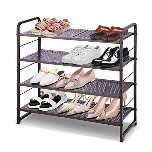 10 best adjustable shoe rack 4 tier for 2020 Sideror Reviews