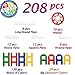 cossy STEM Building Toys for Kids, Construction Building Blocks, Educational Toys for 3-5 4-8 5-7 6-8 Year Old, Creative Games, Engineering, STEM Kits, 208 Pcs