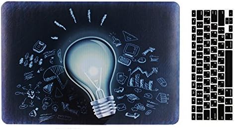 2016 Ver Macbook Pro 15'' Retina Case and Keyboard Cover Skin, AICOO 2-in-1 Beautiful Hard Case Cover Shell For Macbook Pro 15.4 (1707) With/Without Multi-Touch Bar &amp; Touch ID, Purple Green